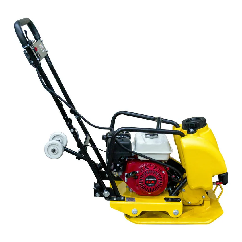 Виброплита STEM SPC 191 (Honda GX160) с колесами, съемной ручкой, баком
