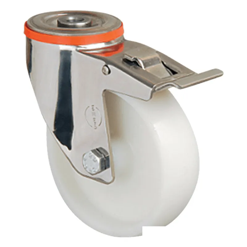 Колесо нейлоновое EM04 ZKZ 200 F (INOX)