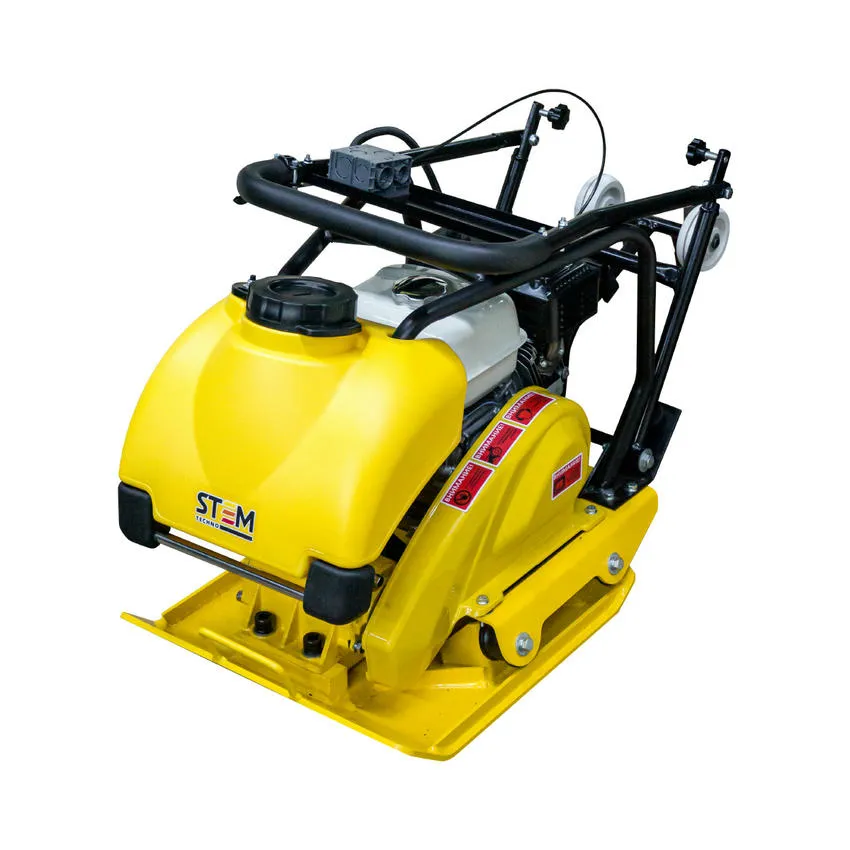 Виброплита STEM SPC 191 (Honda GX160) с колесами, съемной ручкой, баком