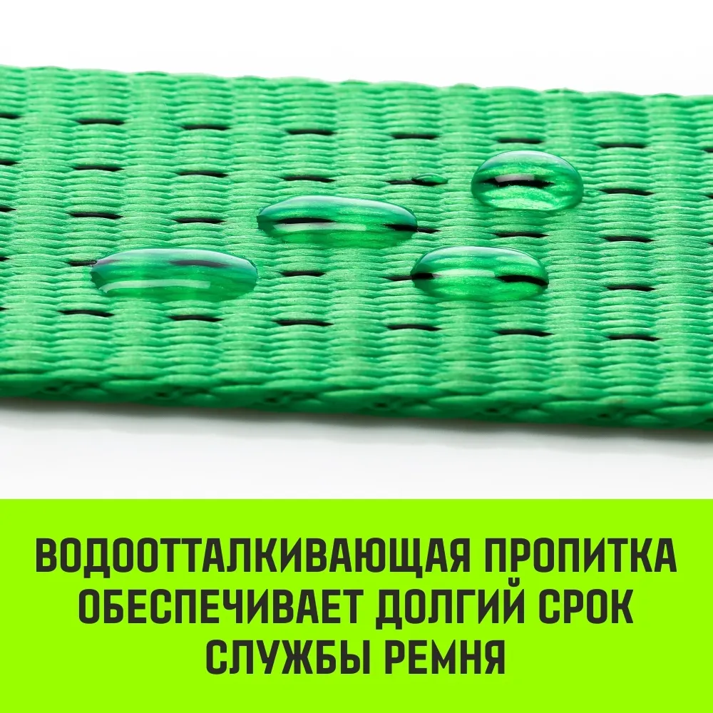 Комплект 2шт кольцевых ремней стяжных с храповым механизмом HITCH REGULAR 25мм 1т 5м SZ092900