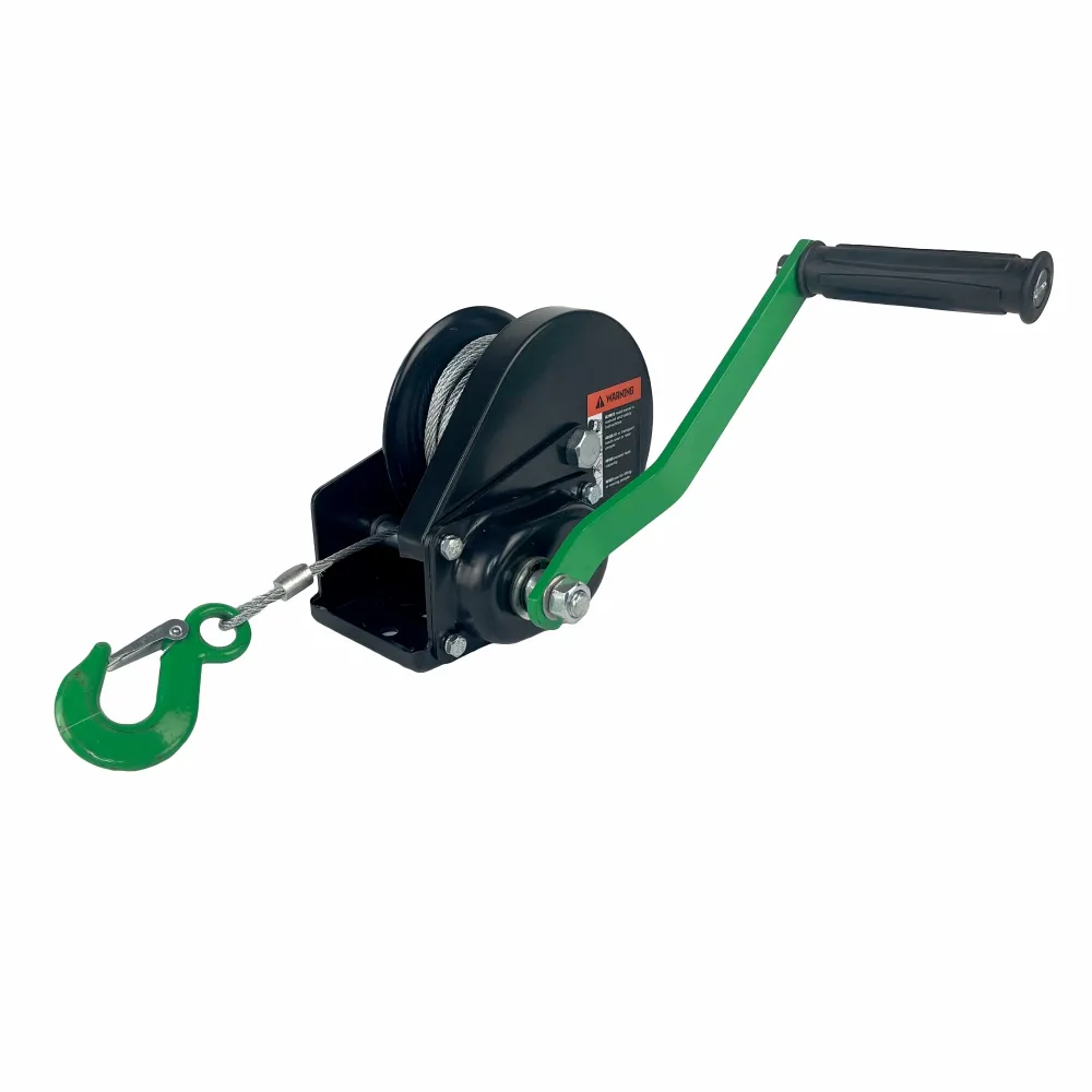 Ручная лебедка барабанная с тормозом HITCH HWB 1100, 1100 кг, лента 10 м SZ073180