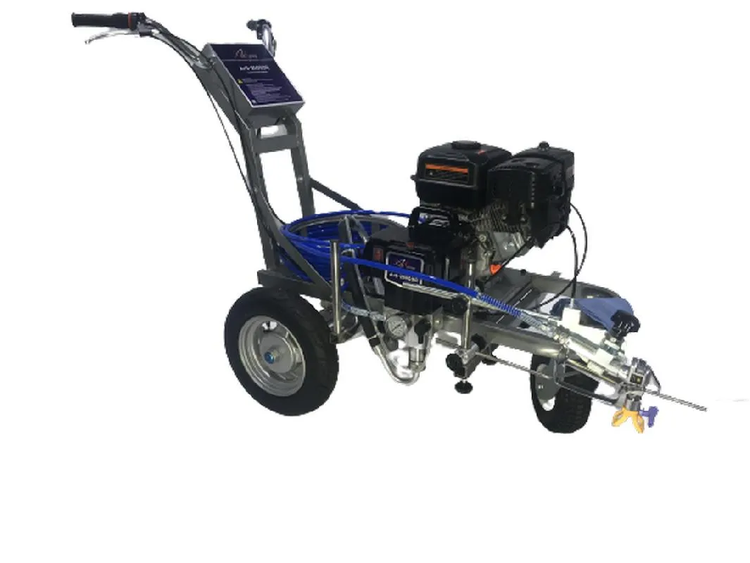 Машина разметочная "AKTISPRAY" AvS-2500DR с устройством для стеклошариков, комплект на 1 пистолет (2,5л/мин, 220 бар)