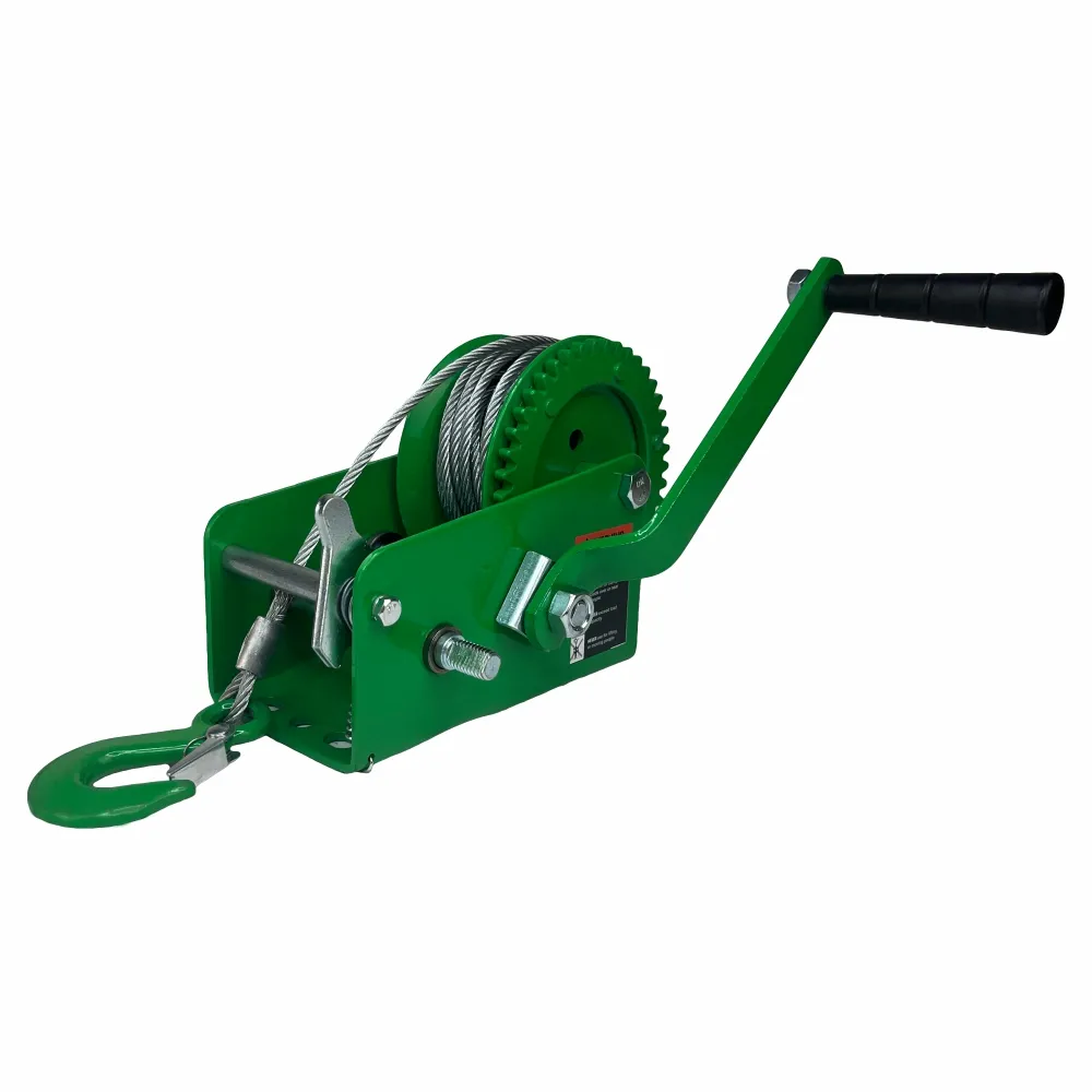 Ручная лебедка барабанная HITCH HW 700, 700 кг, лента 10 м SZ073176