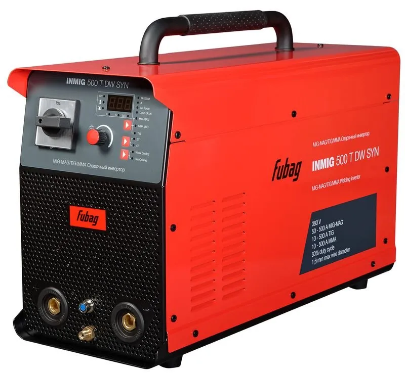 Полуавтомат сварочный INMIG 500T DW SYN, DRIVE INMIG DW (шланг пакет 5м,  горелка FB 500 3m, блок жидкостного охлаждения Cool 70, тележка) FUBAG