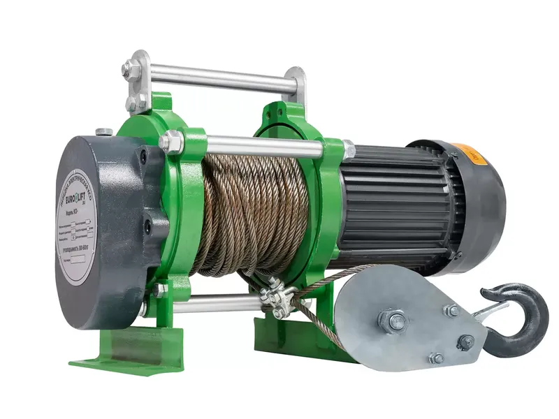 Электрическая лебедка KCD 300/600 кг, 30/15 м 220В «EURO-LIFT»