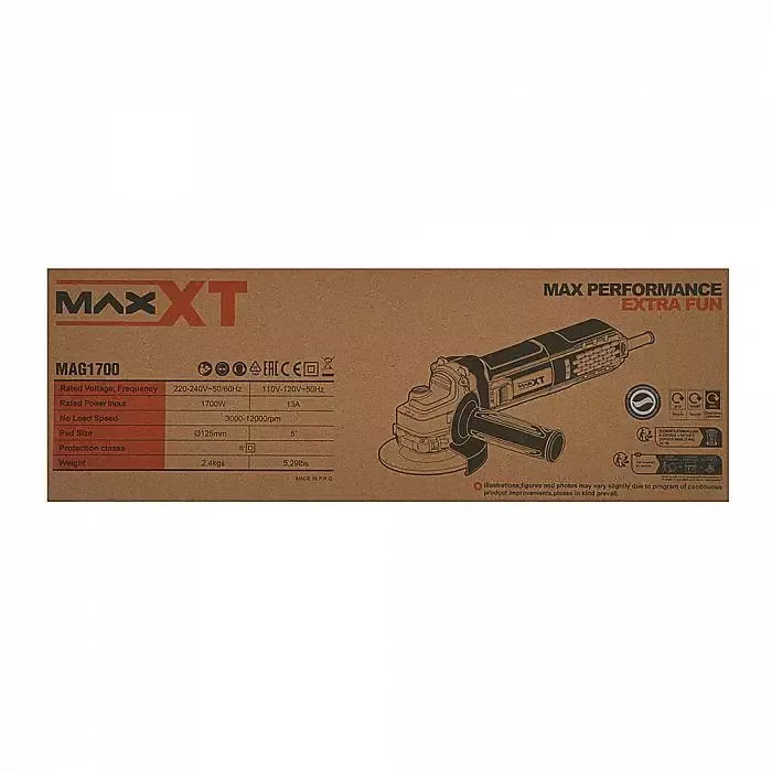 Угловая зачистная машина MAXXT MAG1700 1700 W для зачистки