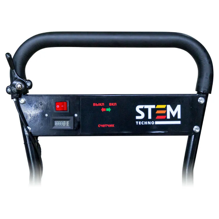 Виброплита STEM SPC 191 (Honda GX160) с колесами, съемной ручкой, баком