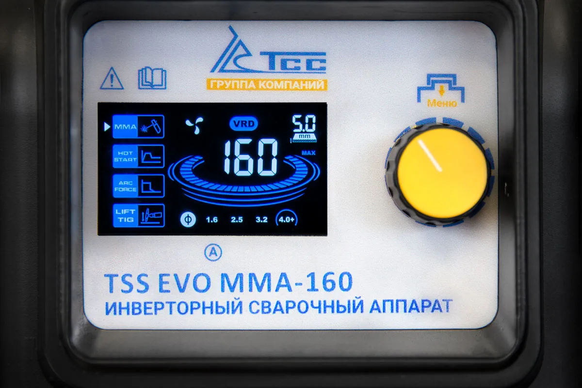 Инвертор сварочный TSS EVO MMA-160 для ручной дуговой сварки