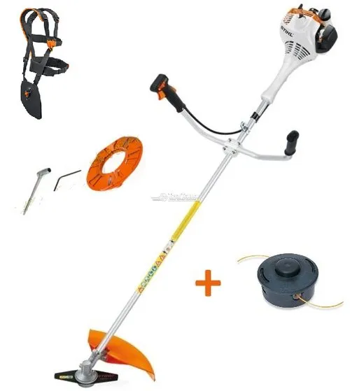 Триммер бензиновый Stihl FS 55 C (нож + леска + двойной ремень)