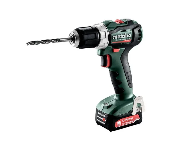 Аккумуляторная дрель (шуруповерт) «METABO» PowerMaxx BS 12 BL