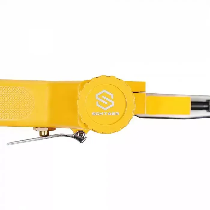 Пневматическая ленточная шлифмашинка SCHTAER S-BELT10330 10–12 мм × 330 мм для шлифовки