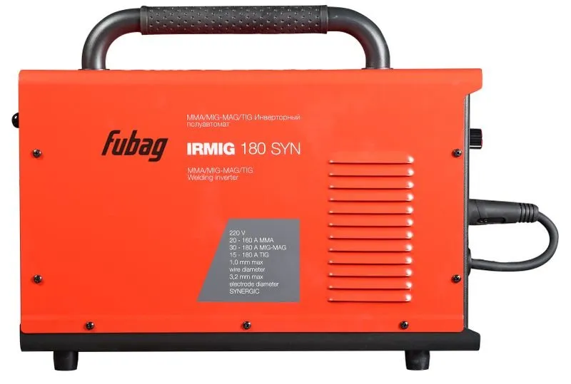Полуавтомат сварочный инверторный IRMIG 180 SYN с горелкой FB 250 FUBAG