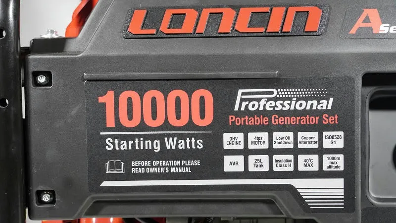 Бензиновый генератор «Loncin»  LC10000D-AS, 3-х фазный