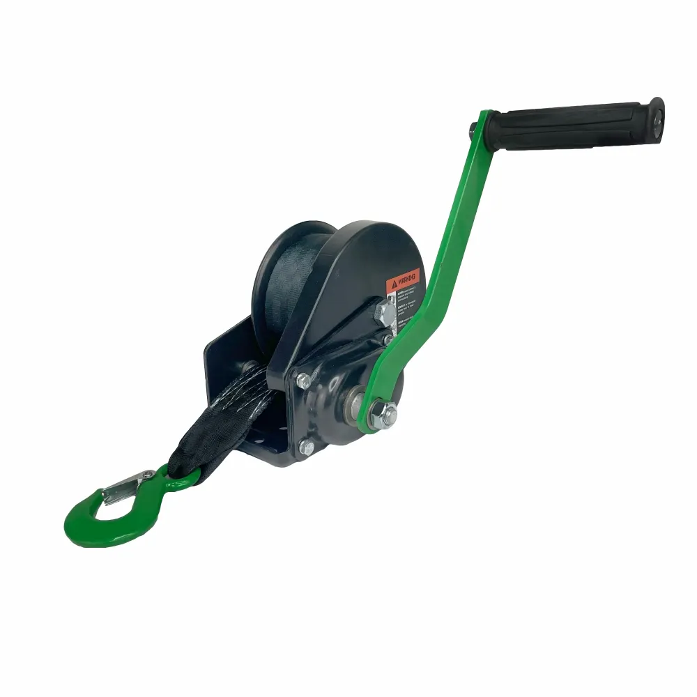 Ручная лебедка барабанная с тормозом HITCH HWB 1100, 1100 кг, канат 10 м SZ073179
