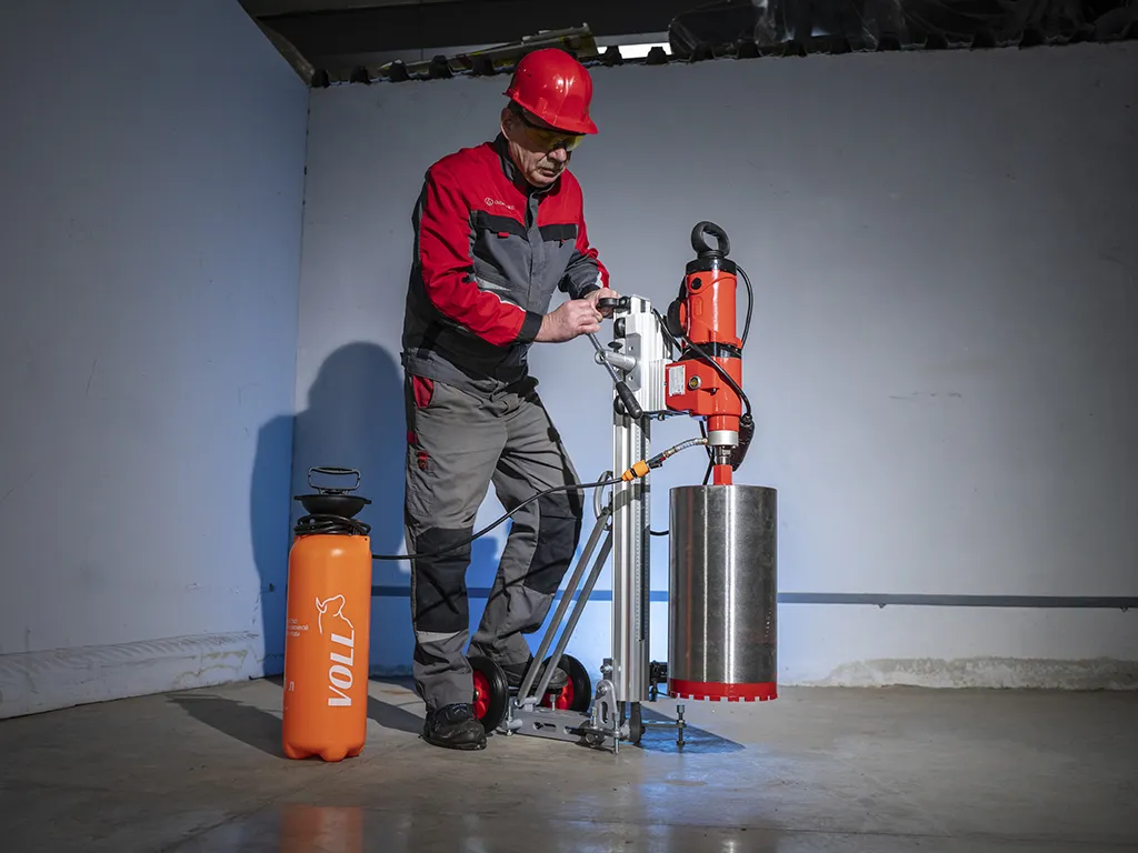 Комплект для алмазного сверления VOLL INDUSTRIAL V-Kit 250 для сверления