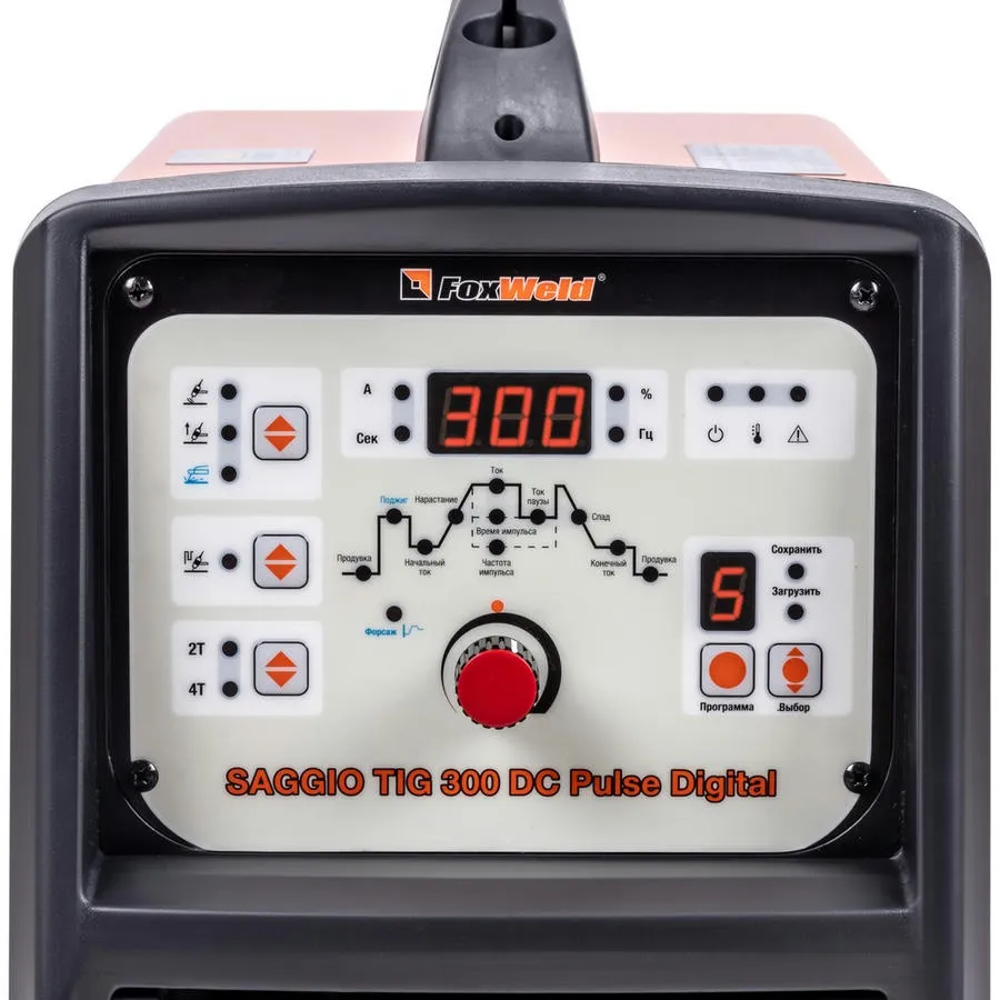 Аппарат аргонодуговой сварки TIG 300 DC Pulse Digital "SAGGIO"