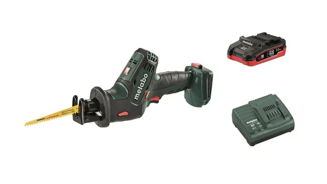 Сабельная пила аккумуляторная «METABO» SSE 18 LTX (1 аккум. + з.у.)