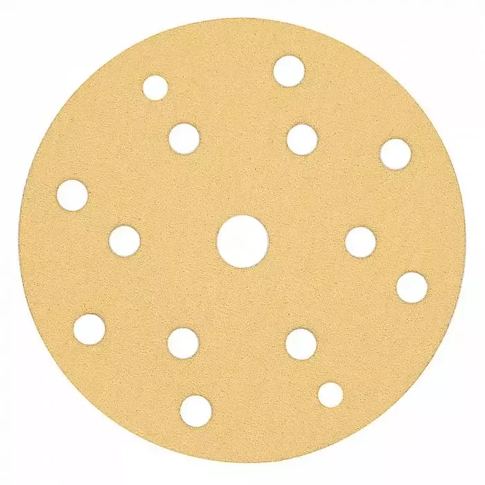 Абразив на бумажной основе Schtaer 255Abrasive paper 15 отв D=150 Р100 набор 10 шт для шлифовки
