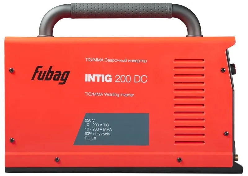 Инвертор сварочный INTIG 200 DC (горелка FB TIG 26 5P 4m) FUBAG