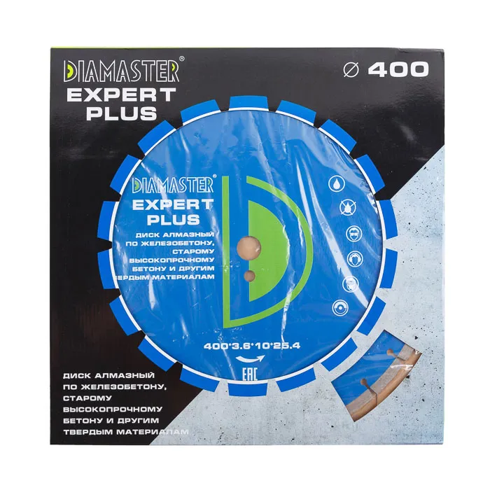 Сегментный диск DIAMASTER Expert plus 40025,428z железобетон штробление