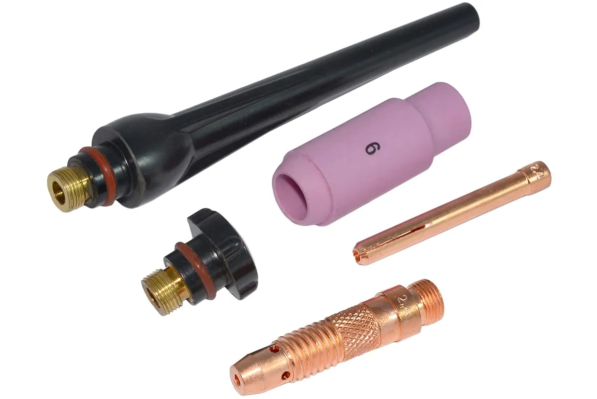 Горелка сварочная TIG газового охлаждения WP-17 (2-pin, 4м) / Torch for TIG welding для аргонодуговой сварки