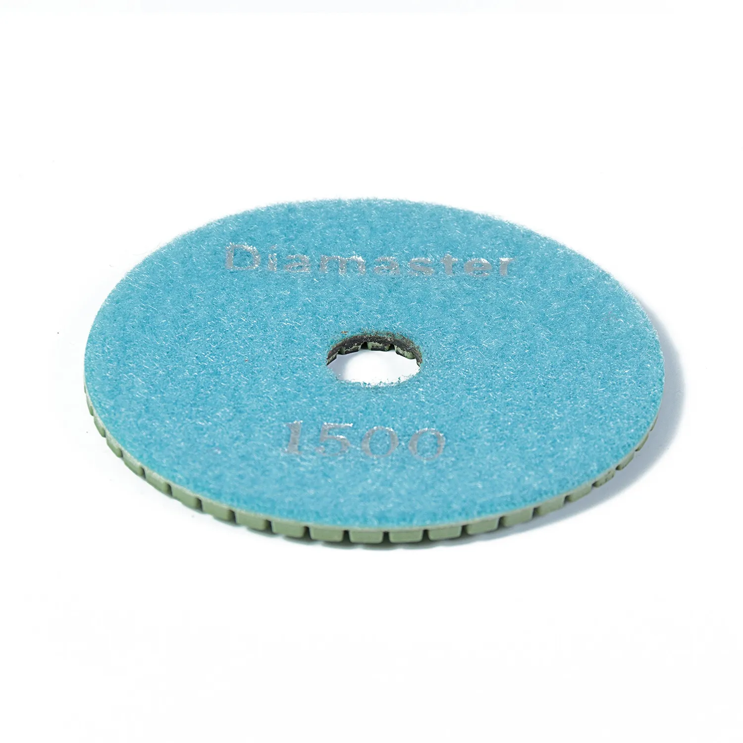 Алмазный гибкий шлифовальный круг DIAMASTER 1002 №1500 бетон голубой шлифование