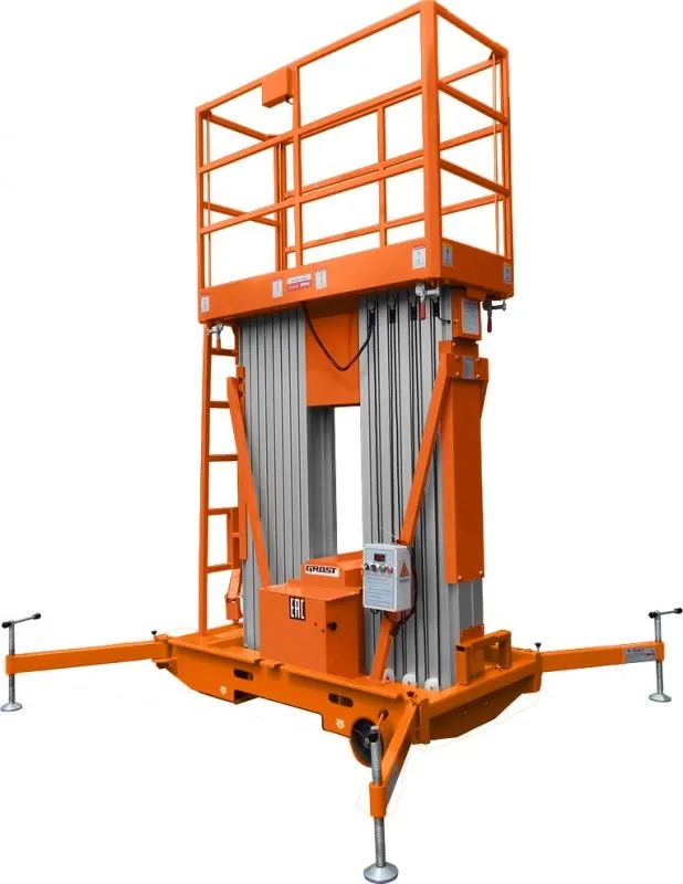 Телескопический подъемник GROST Double Mast 200-12 AC  с питанием от сети
