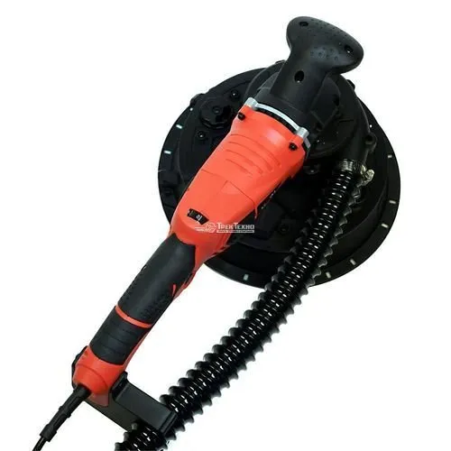 Шлифмашинка HYVST KS-700F-L с подсветкой для стен 225 мм