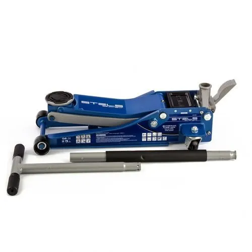 Подкатной домкрат гидравлический 3 т, быстрый подъем, Low profile quick lift, 75-505 мм, профессиональный STELS