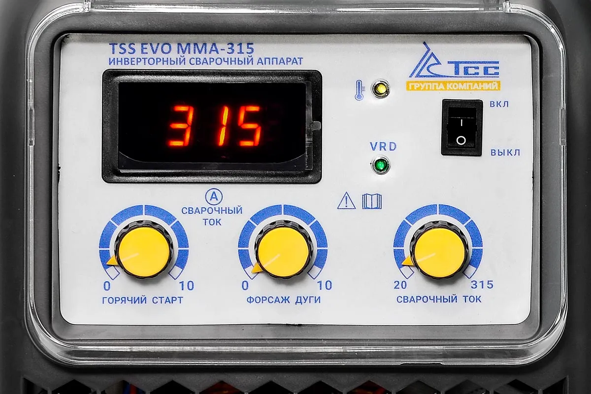 Инвертор сварочный TSS EVO MMA-315 для профессиональной сварки