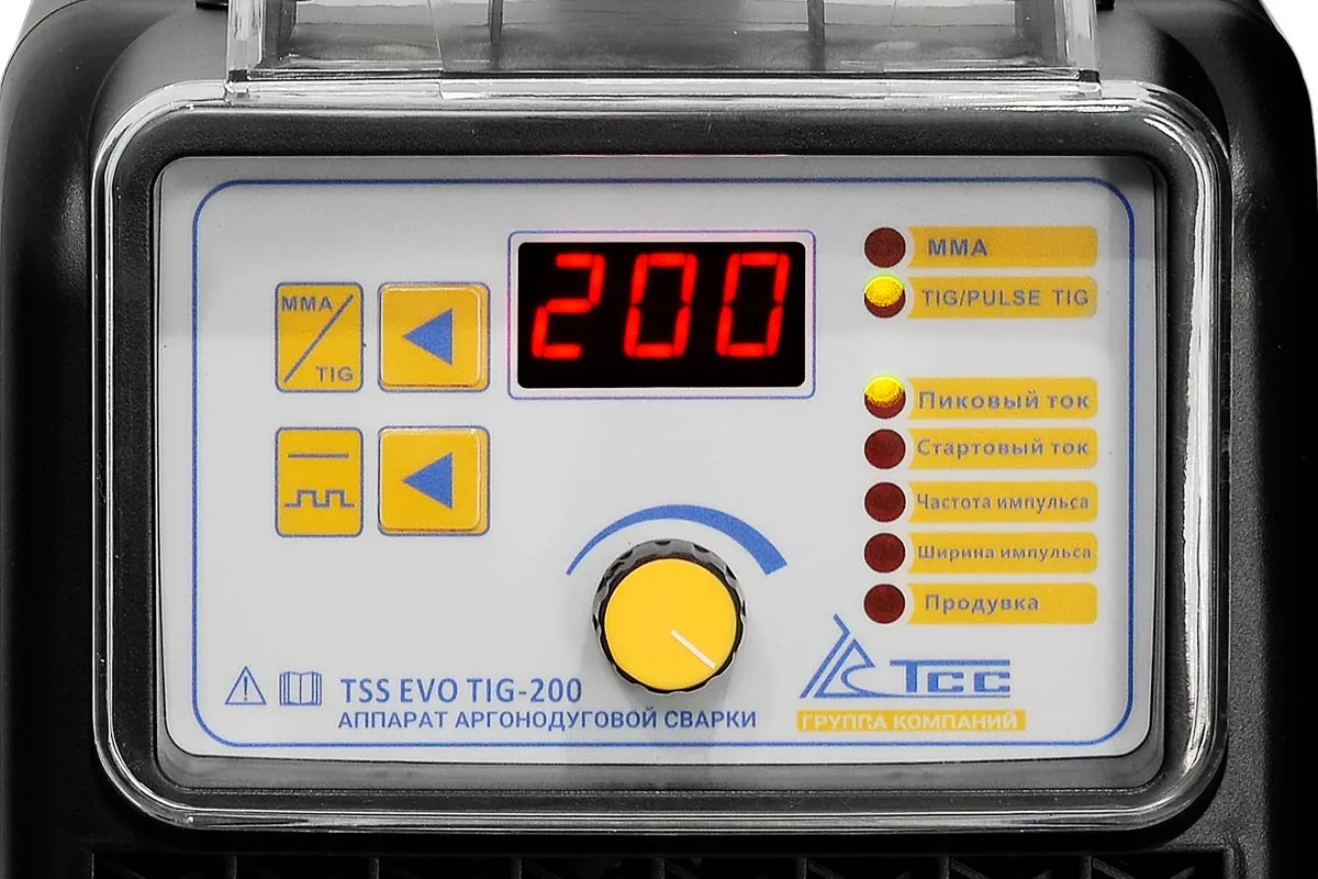 Аппарат сварки аргонодуговой TSS EVO TIG-200 для нержавеющих металлов