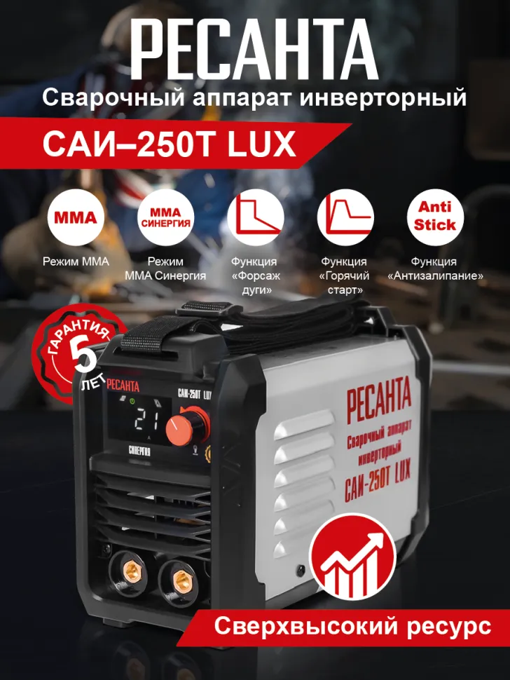 Сварочный аппарат РЕСАНТА САИ-250T LUX