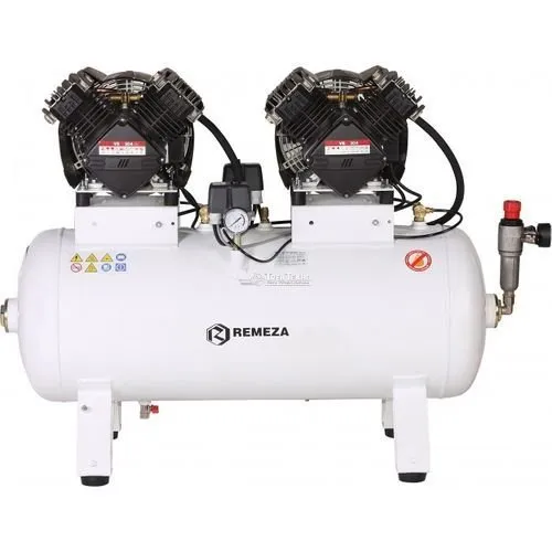 Безмасляный медицинский компрессор КМ-100.VS204Т Remeza серии "FIAC"