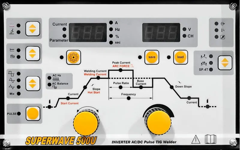 Аргонодуговой сварочный аппарат «HUGONG» SUPERWAVE 500U (без БО и тележки)