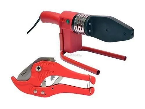 Аппарат для раструбной сварки VOLL V-Weld R040 и ножницы V-Blade 42