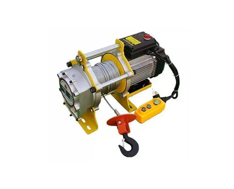 Лебедка CD-500/1000-A (KCD-500/1000 kg, 220В) с канатом 50 м (алюминиевый корпус)  "TOR"