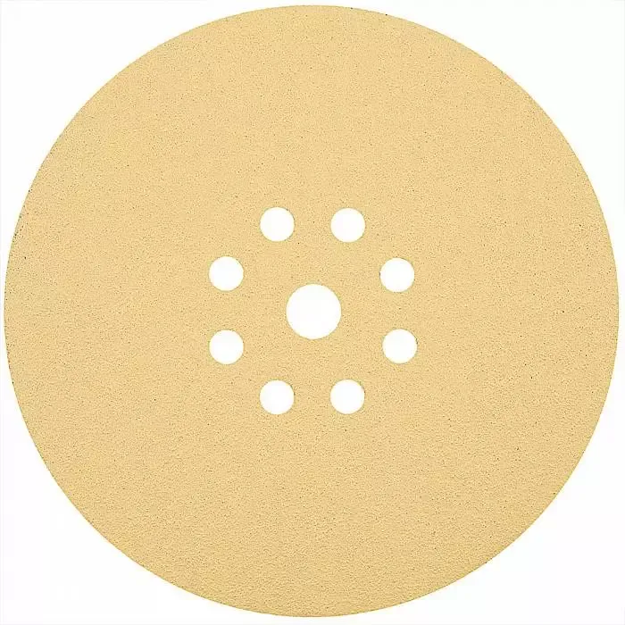 Абразивный круг SCHTAER GRIP Paper 225 мм на бумажной основе 9 отв 50 шт GRIPPAPER225P080H9-50 для шлифовки