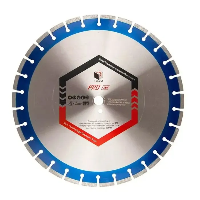 Диск алмазный 400x3.2x10x25.4 по железобетону Pro Line DIAM