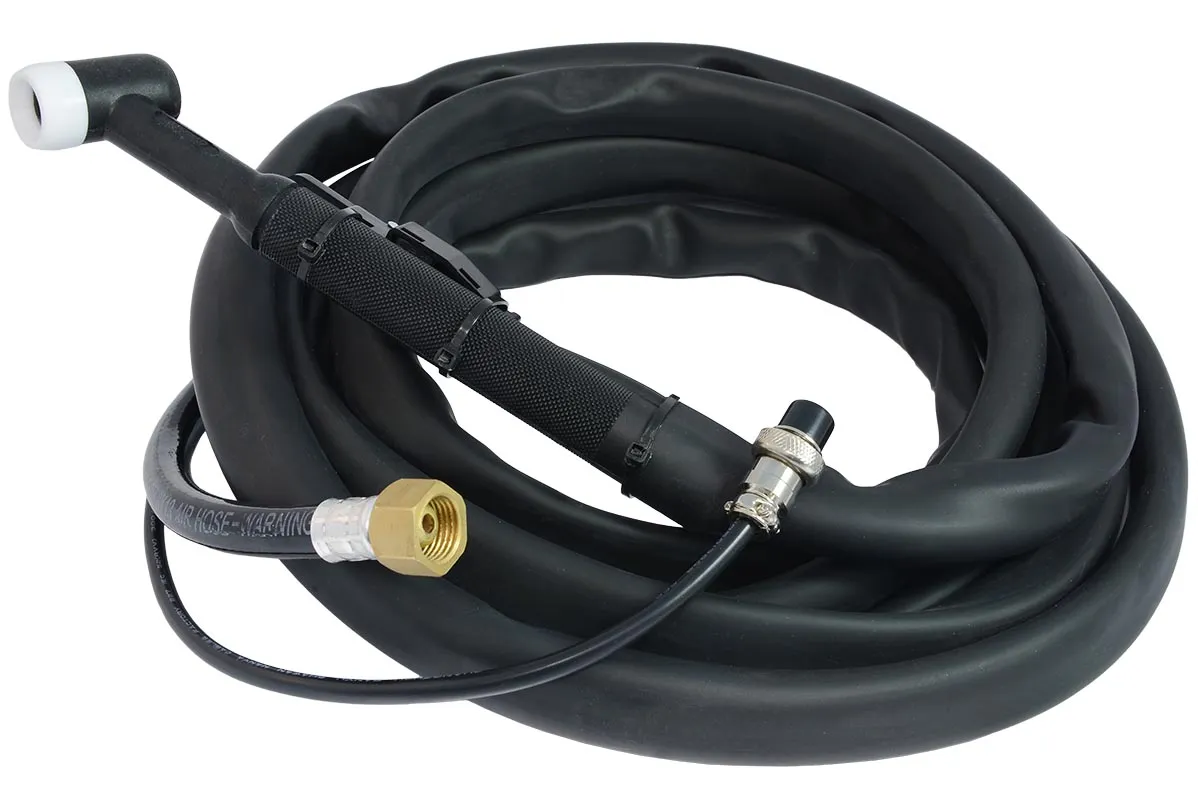Горелка сварочная TIG газового охлаждения WP-17 (2-pin, 4м) / Torch for TIG welding для аргонодуговой сварки