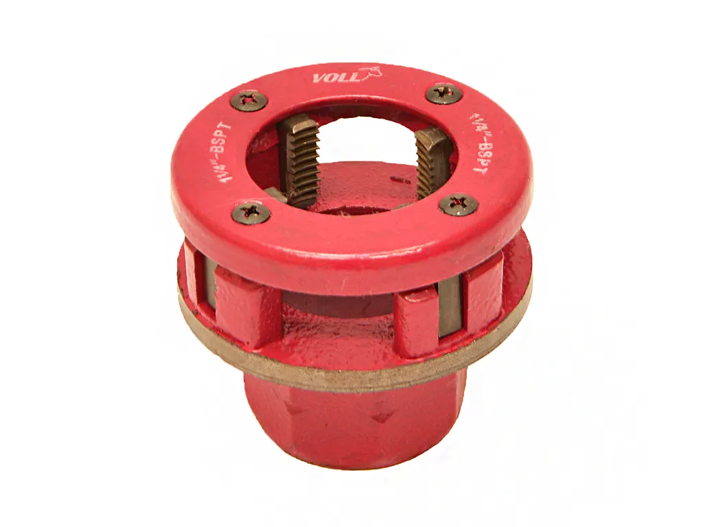 Резьбонарезная головка для ручного клуппа VOLL BSPT SS 1.1/4" для нарезки резьбы