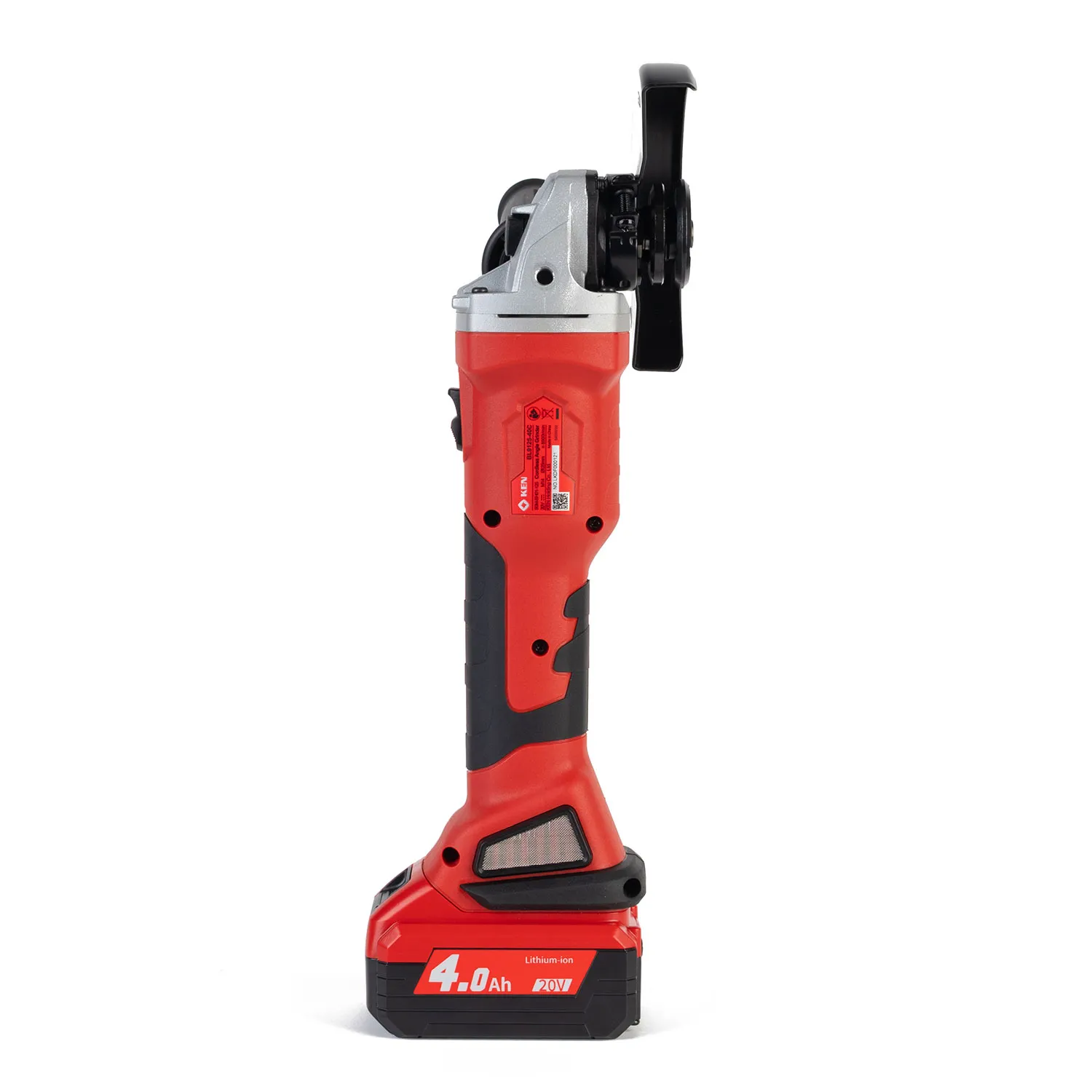 Аккумуляторная машинка углошлифовальная KEN BL9125-40C (20V/4.0Ah) д.125/8500об./мин. инструмент