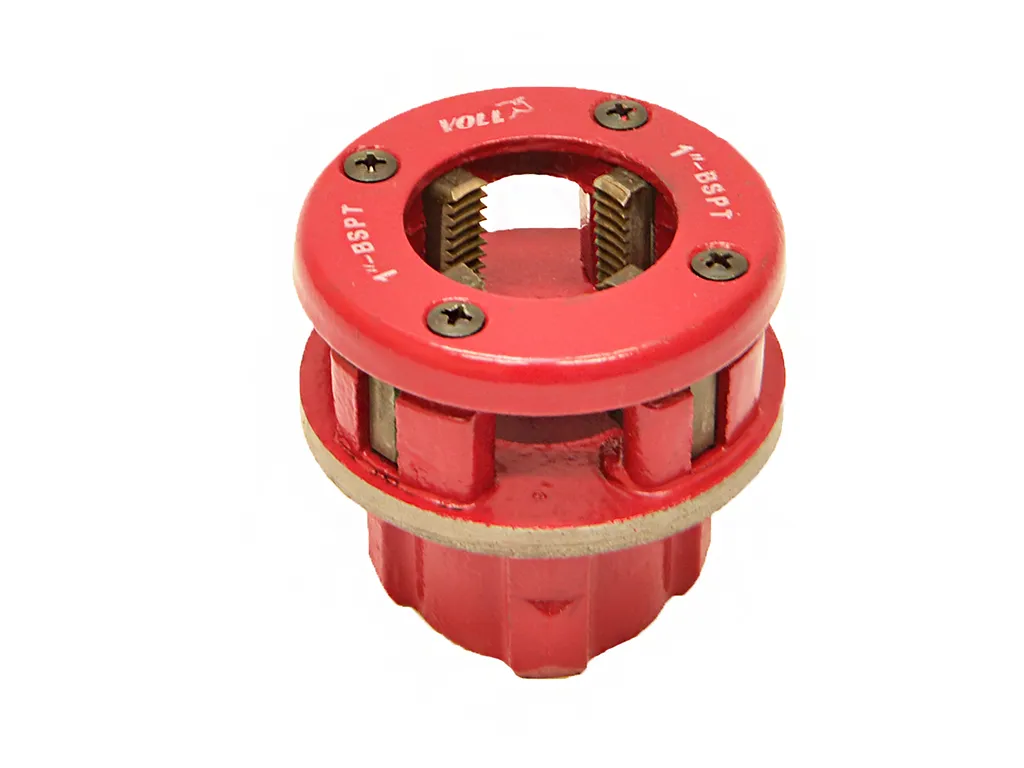 Резьбонарезная головка для ручного клуппа VOLL BSPT SS 1.1/4" для нарезки резьбы