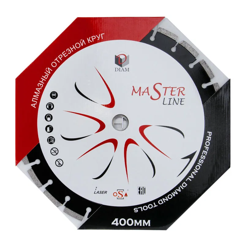 Диск алмазный 400x3.0x10x25.4 по асфальту Master Line DIAM