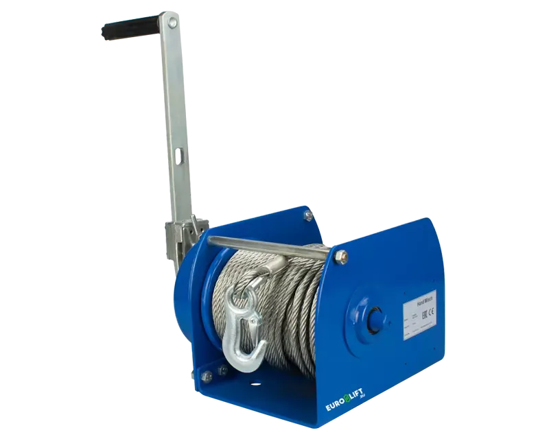 Ручная лебедка CHW-0.5, г/п 500 кг, канат 40 м «EURO-LIFT»