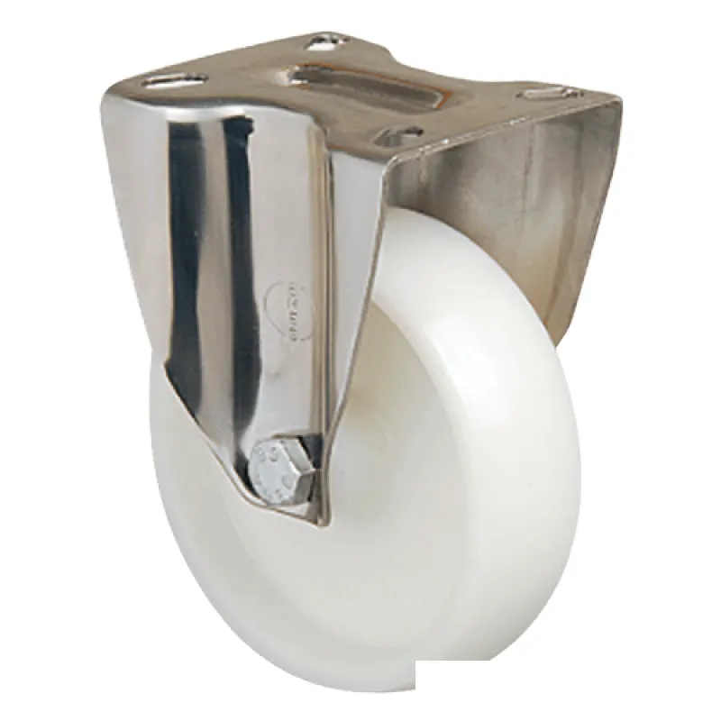 Колесо нейлоновое EM02 ZKZ 150 INOX для тележек и складской техники