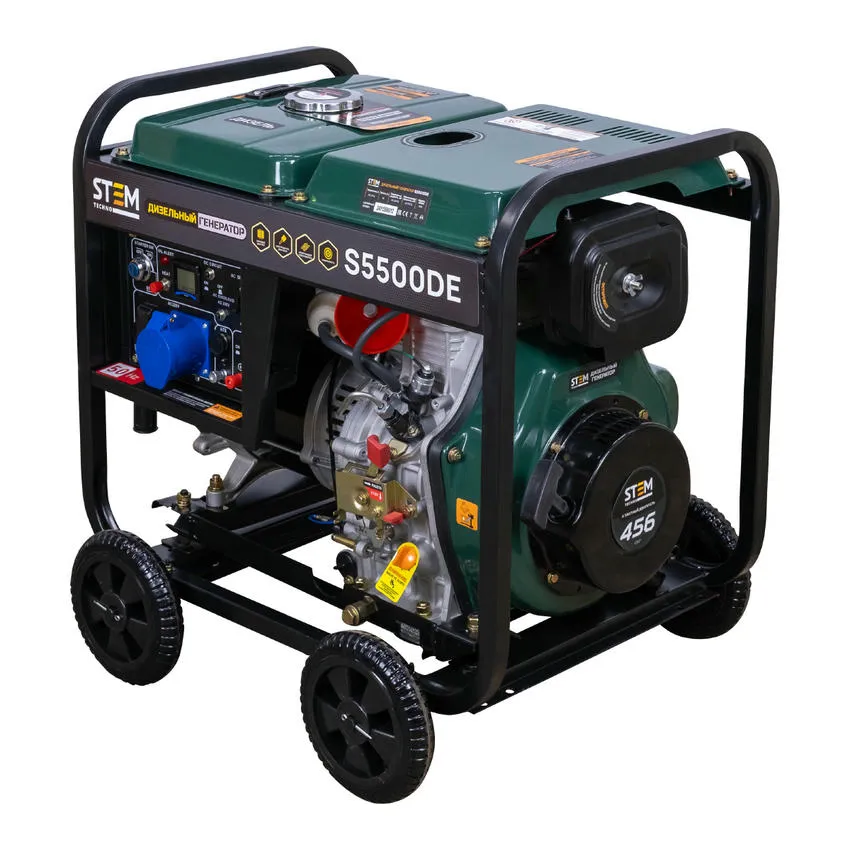 Генератор дизельный STEM Techno S5500DE 5.5 кВт (ГЕН018)