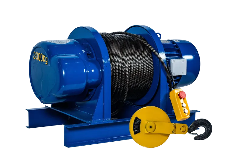 Электрическая лебедка KCD 1500/3000 кг, 100/50 м 380В «EURO-LIFT»
