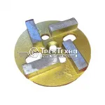 Франкфурт шлифовальный "VEKTOR" 40x12x12x6 мм, 106-125 мкм по бетону для мозаично-шлифовальных машин VEKTOR MG