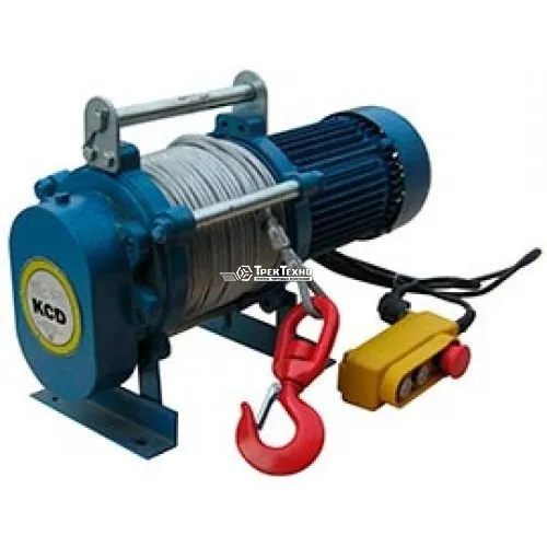 Электрическая лебедка KCD-300 220в 0.3т-70м Крафтталь