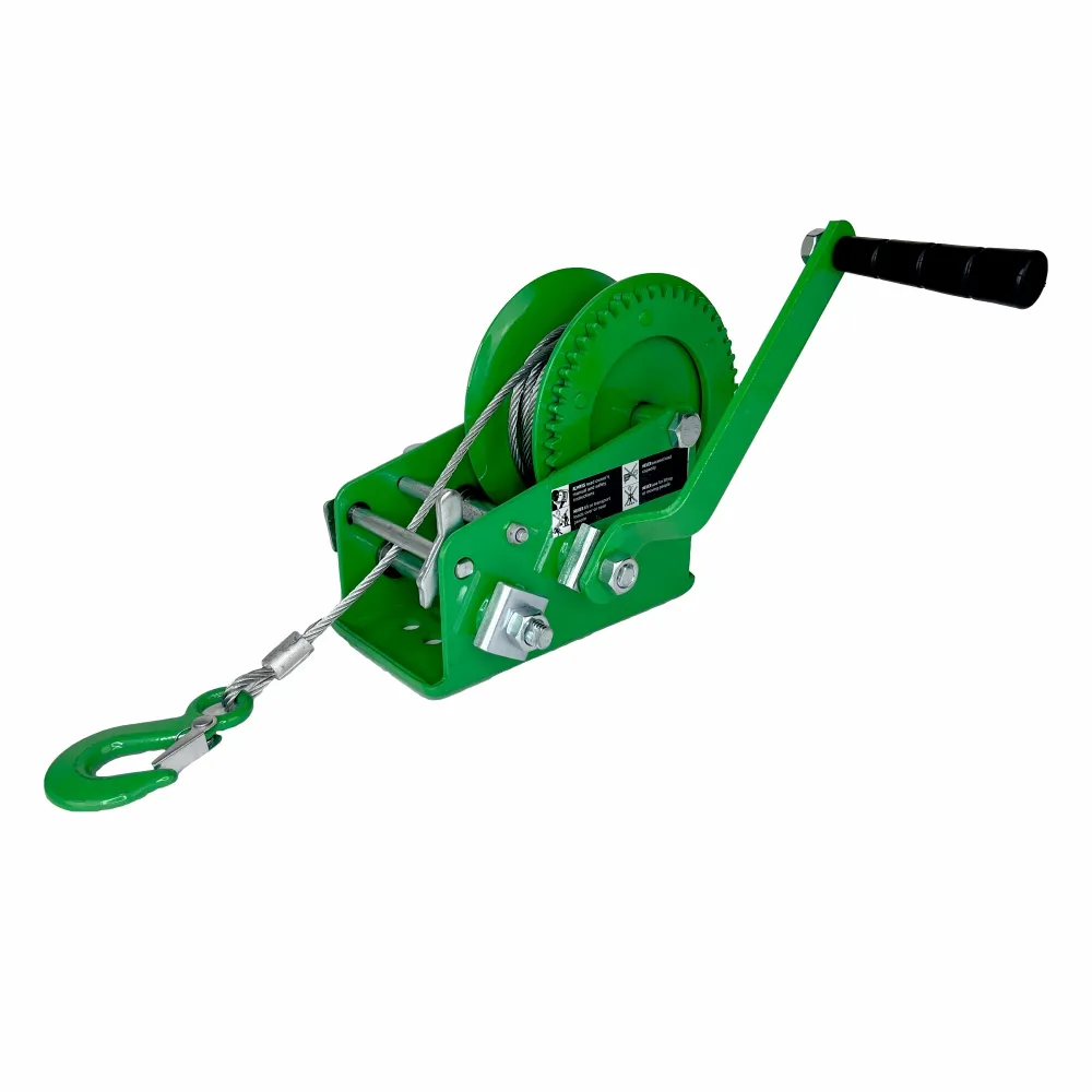 Ручная лебедка барабанная HITCH HW 1100, 1100 кг, лента 10 м SZ073170